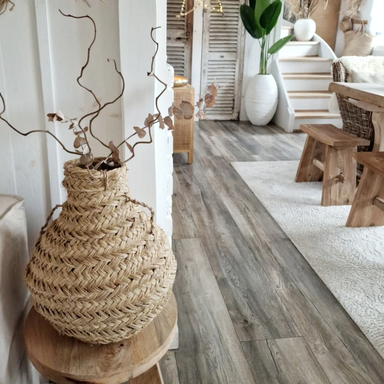 Gran cesta decorativa jarra