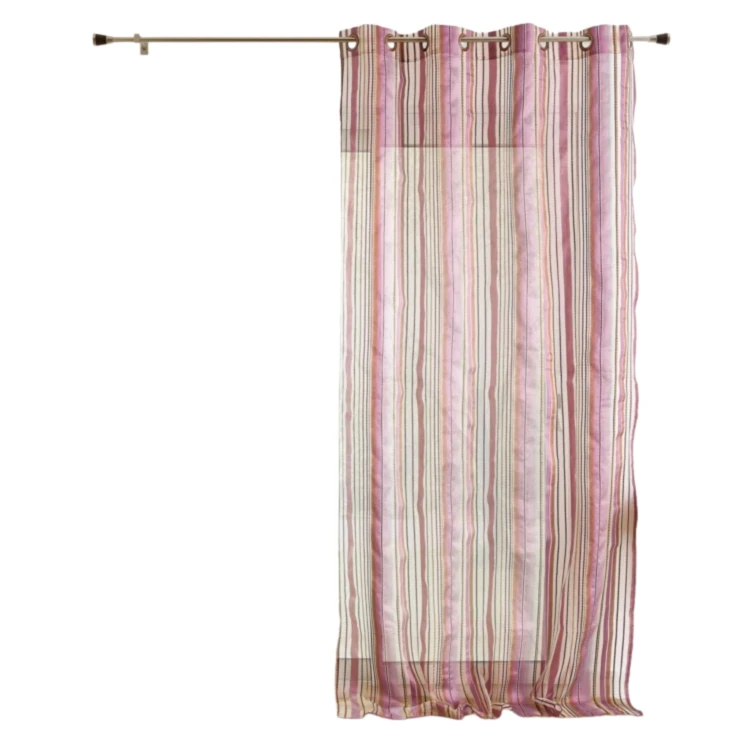 Voilage en organza à rayures