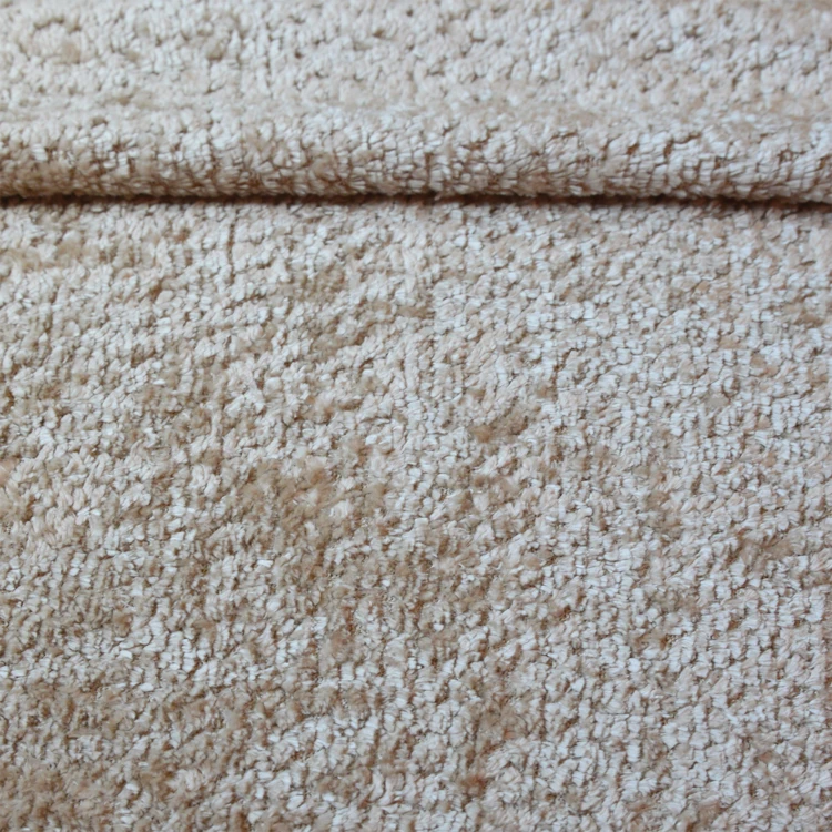 Rideau à oeillets chenille effet peluche