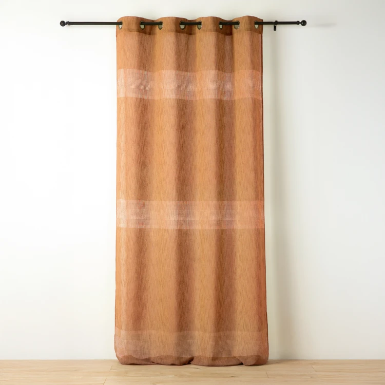 Voilage tamisant ajouré à esprit macramé