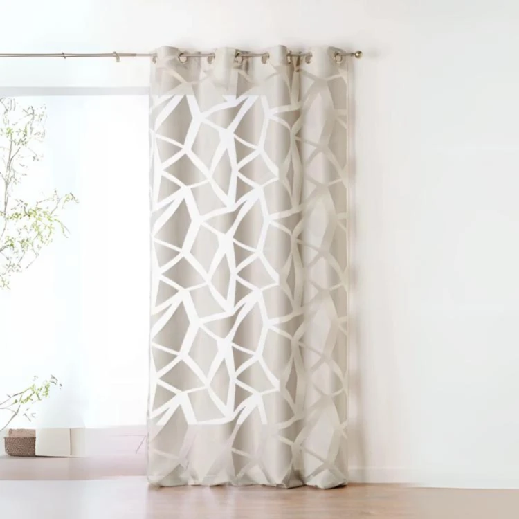 Visillo en Jacquard Estampados Geométricos