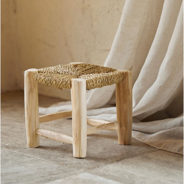 Tabouret Marocain bois de laurier
