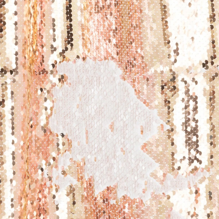 Rideau réversible à sequins en polylin