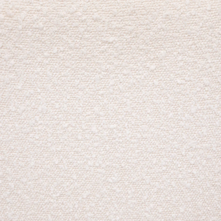 Fauteuil en bouclette avec structure en bois