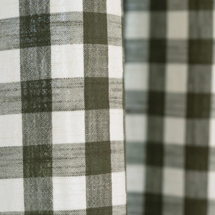 100% bawełniana zasłona gingham LOURMARIN