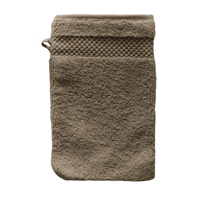 Set de 4 gants de toilette en coton Mirmande