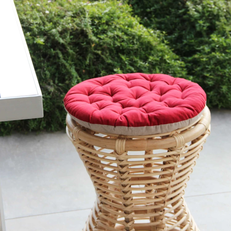 Galette de chaise ronde matelassée VALAYANS