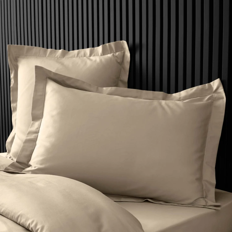 Taie d'oreiller unie 100% Percale de Coton ORIGINE