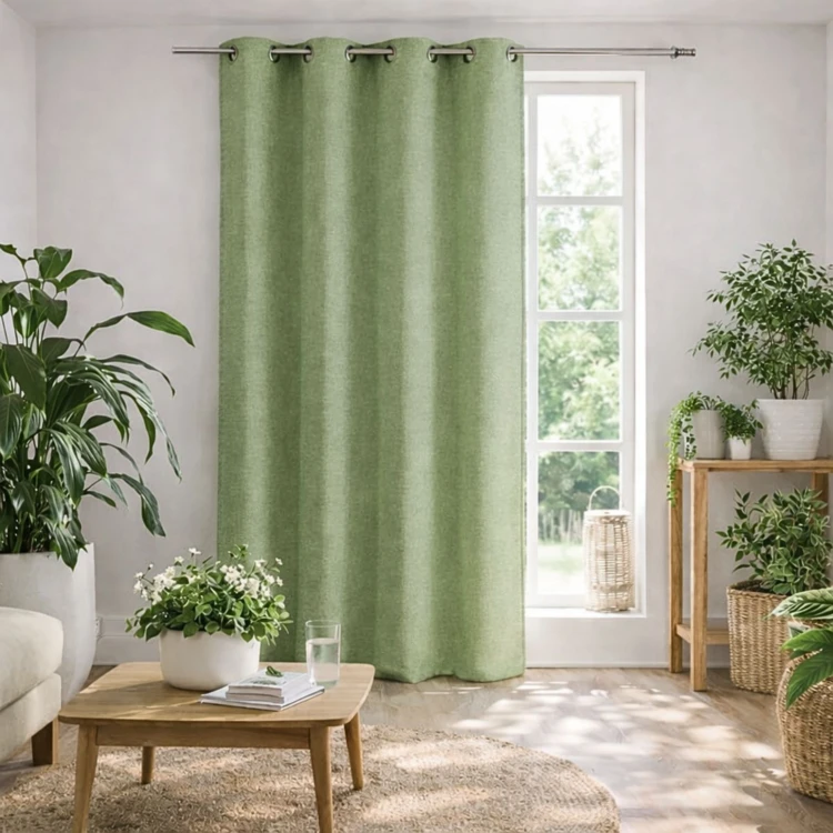 Tenda elegantemente screziata pronta per l'installazione