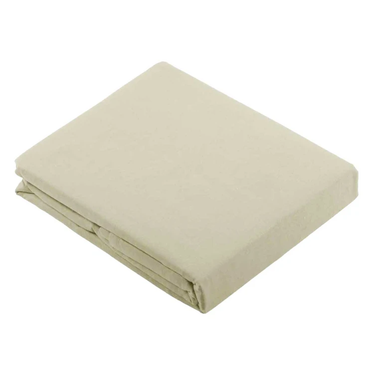 Drap Plat Uni en 100 % Coton