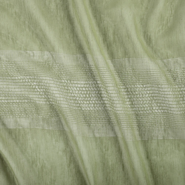 Voilage tamisant ajouré à esprit macramé