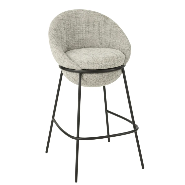 Tabouret de bar design contemporain en métal