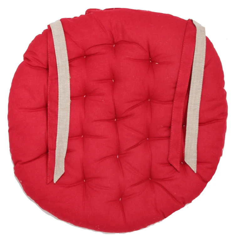 Galette de chaise ronde matelassée VALAYANS