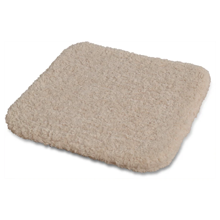 Quadratisches Stuhlkissen aus Bouclé-Stoff