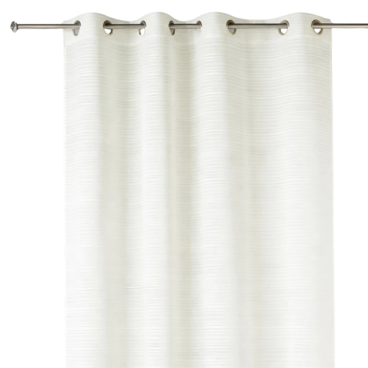 Voilage fantaisie à rayures horizontales "Joyeux"