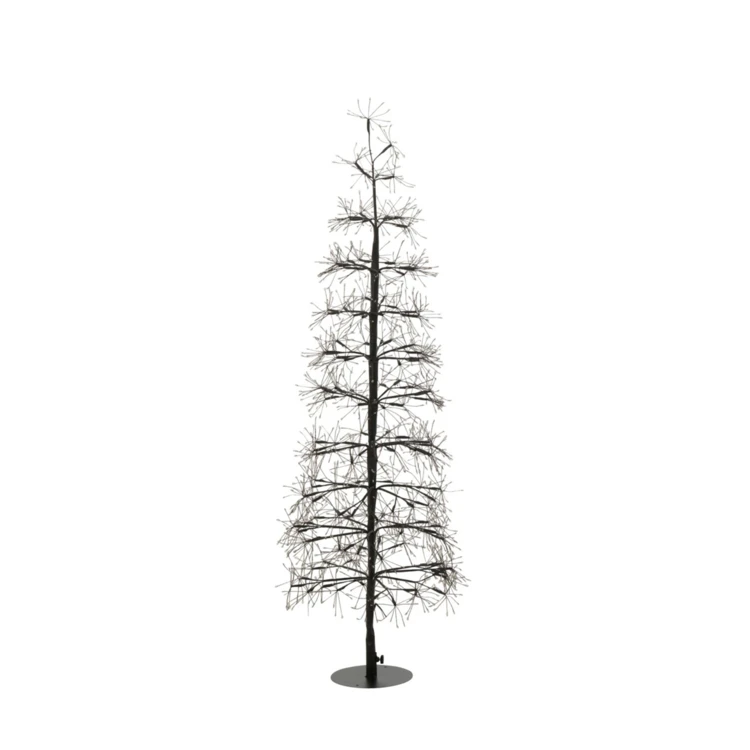 ARBRE LED LUMIÈRES MULTICOLORES FER NOIR EXTRA LARGE