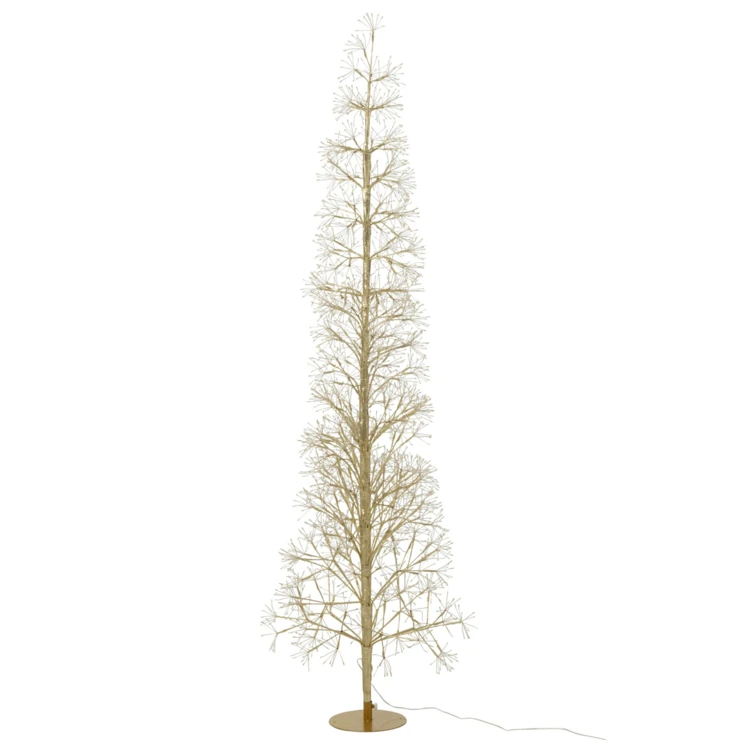 ARBRE LED LUMIÈRES BLANC CHAUD FER NOIR EXTRA LARGE