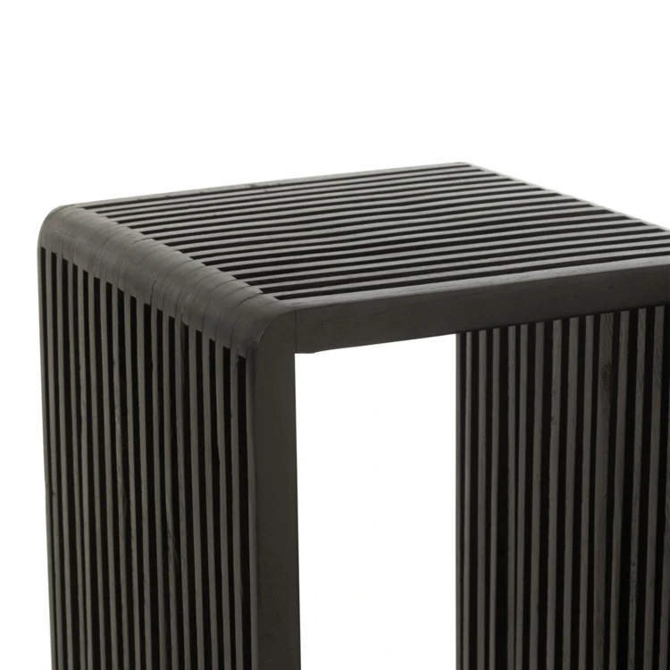 Meuble console gigogne cubique en teck lot de 2