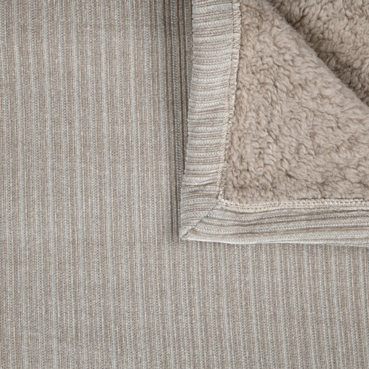 Plaid côtelé ultra doux