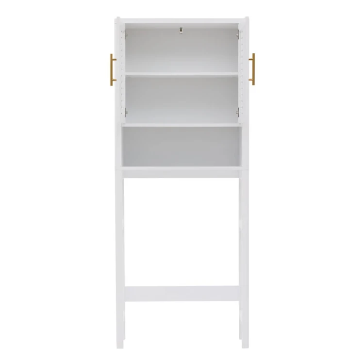 Meuble WC 2 portes avec étagère