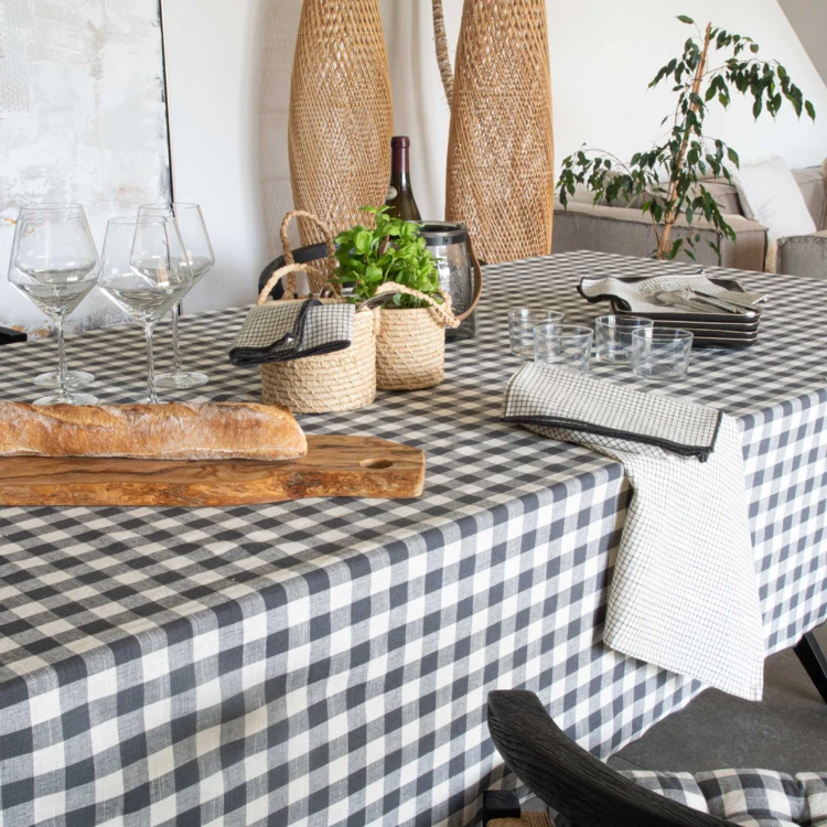 Nappe en coton vichy
