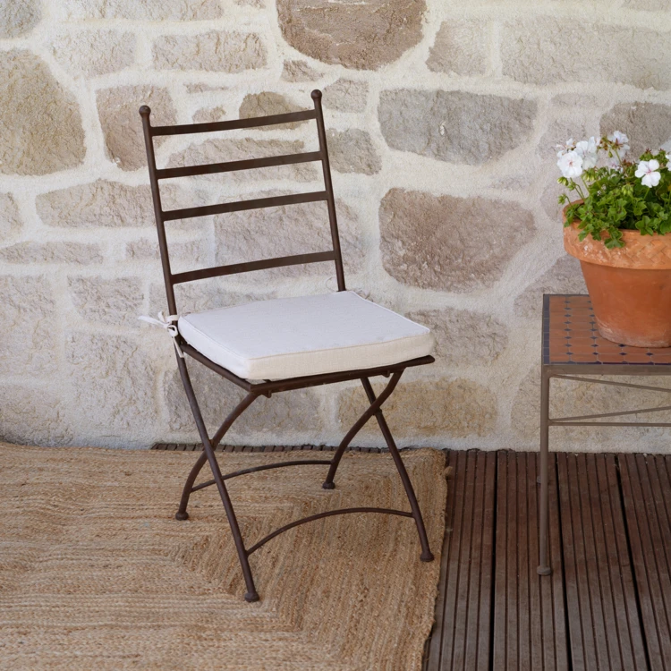 Galette de chaise extérieur toile olefine