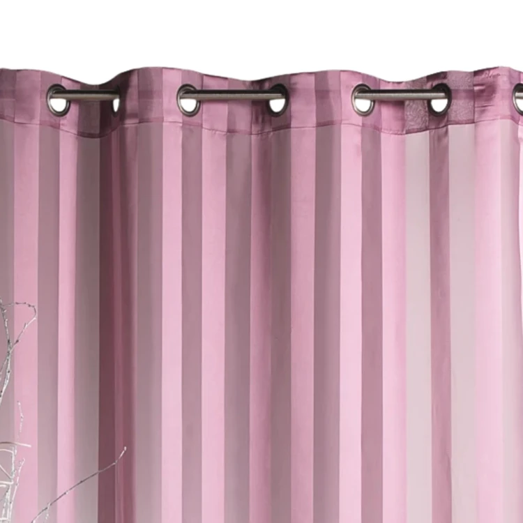 Voilage tissé à Rayures