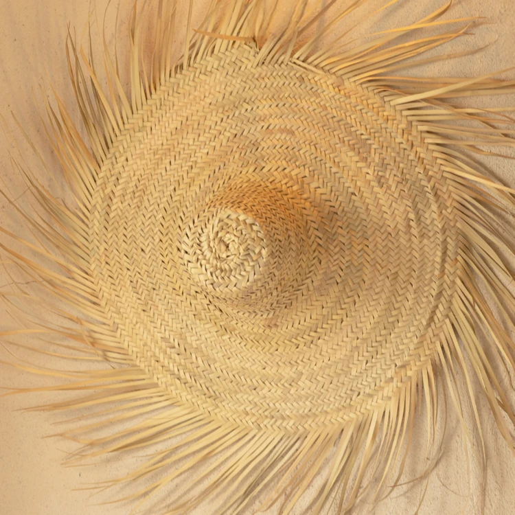 Chapeau de paille naturelle XXL