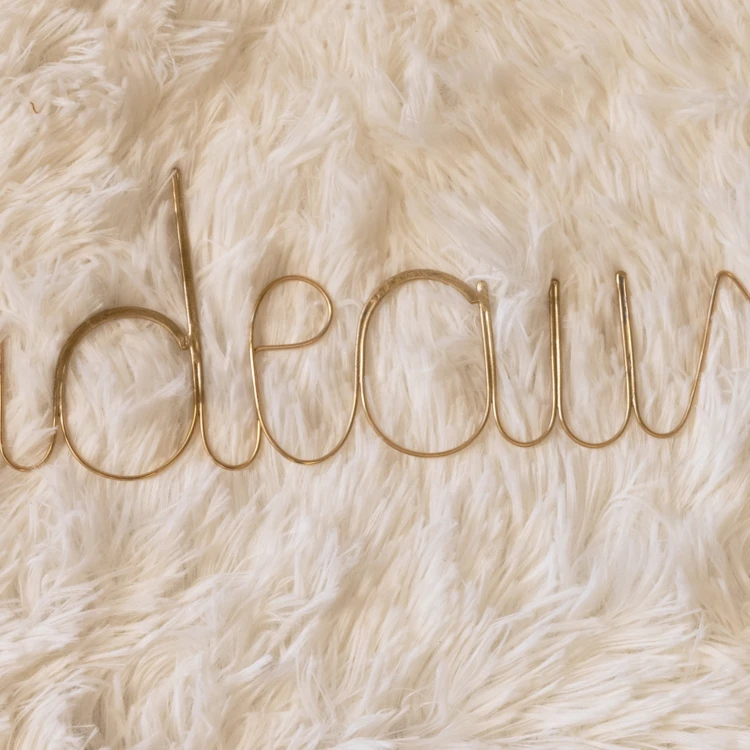 Mot fil de laiton "BORDEAUX"