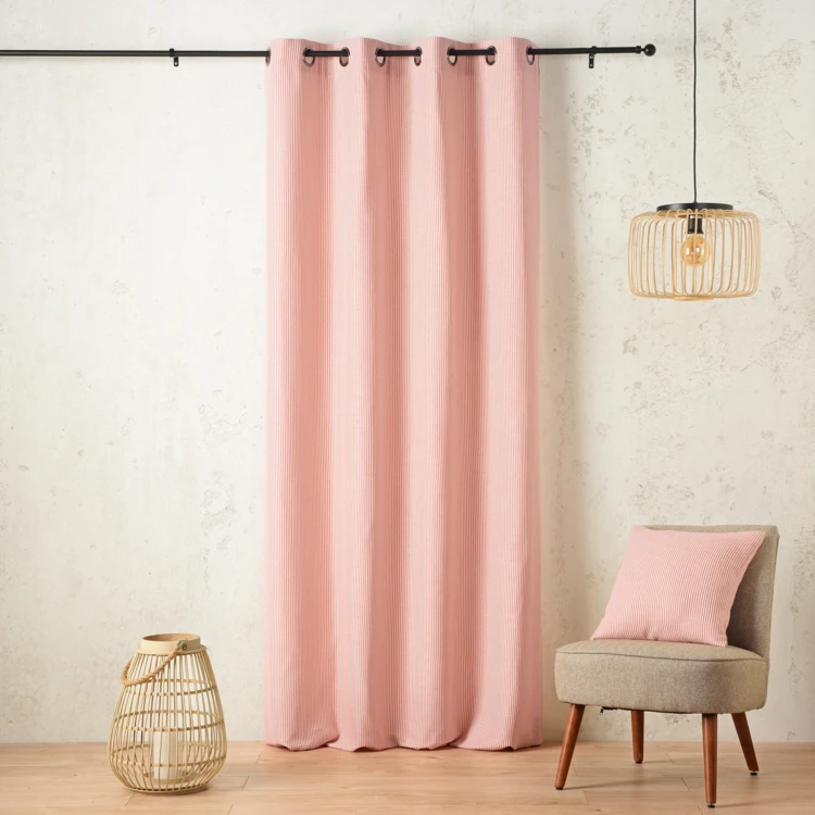 Coussin rayé style bord de mer