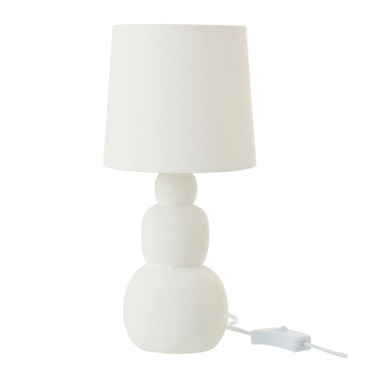 Lampe à poser en poterie arrondie