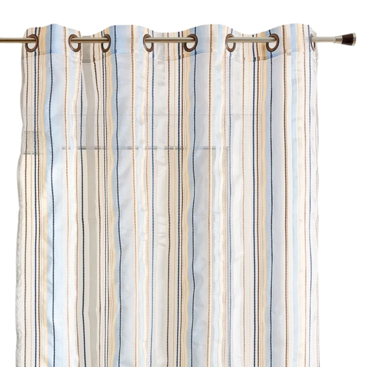 Voilage en organza à rayures