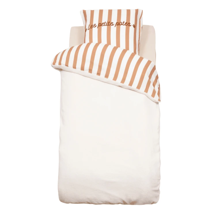 Parure de lit enfant réversible effet bouclette