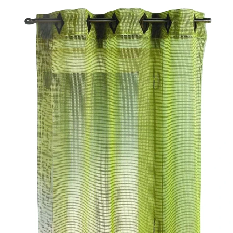 Visillo liso con ojal