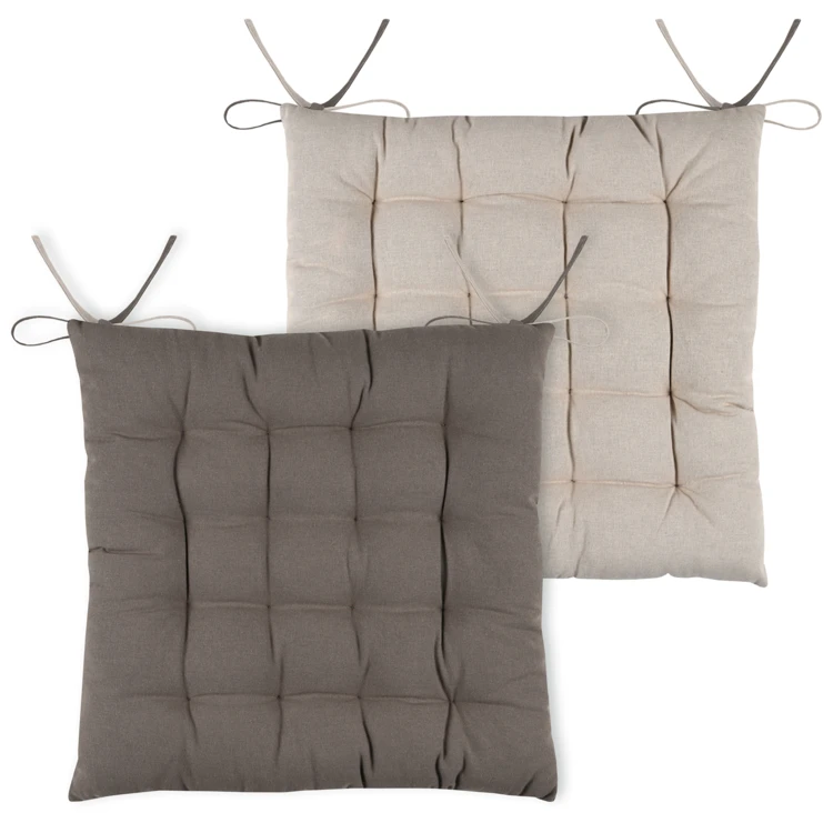 Galette de chaise bicolore