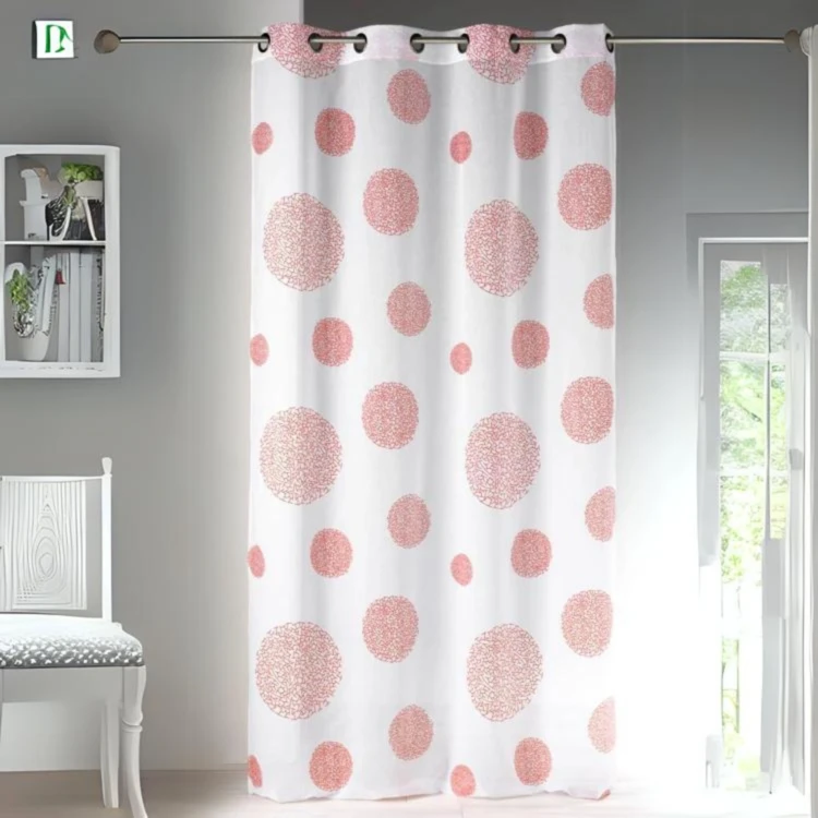 Visillo en Estameña Fantasía Estampado Plata