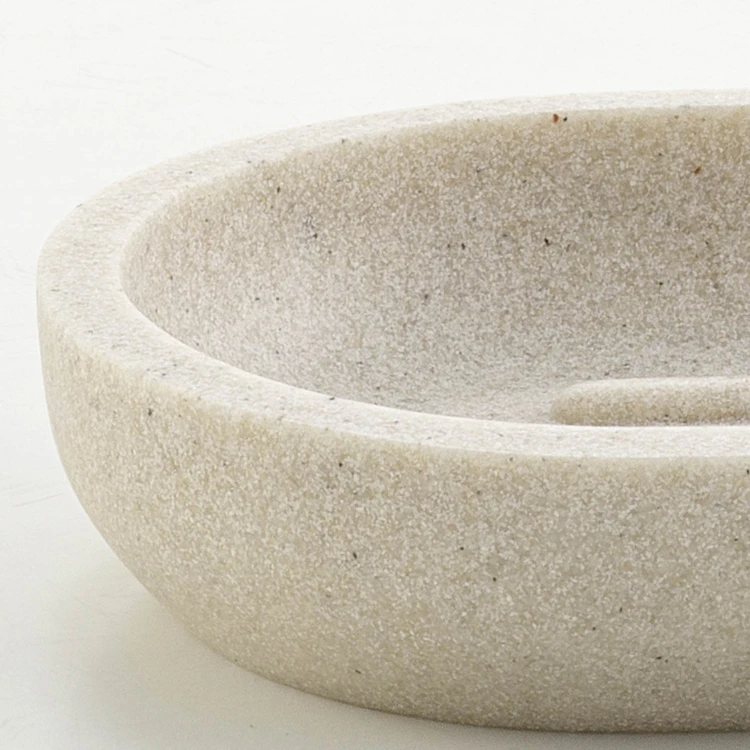 Porte-savon effet granite salle de bain