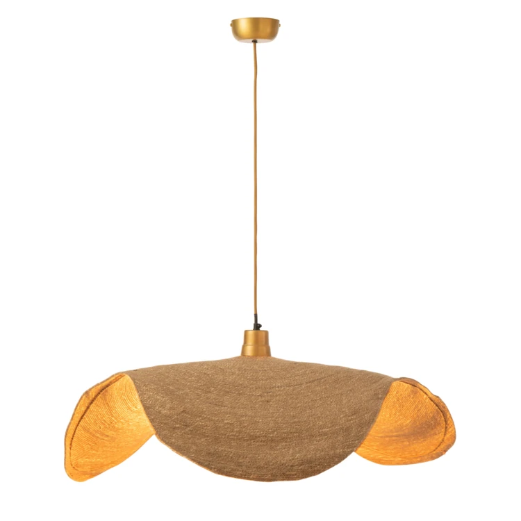 Suspension en jonc naturel