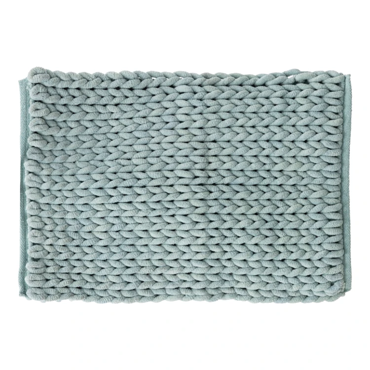 Tapis de bain tressé épais