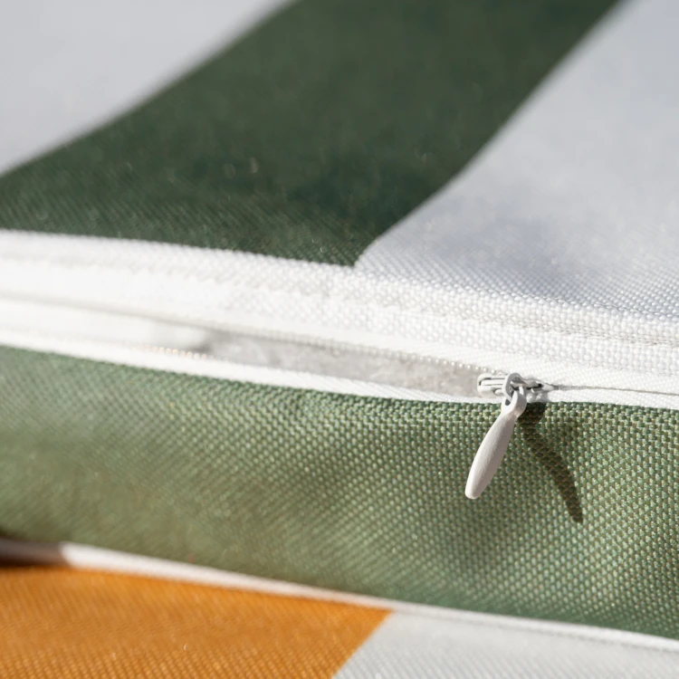 Galette de chaise imperméable déhoussable à rayures ARCACHON