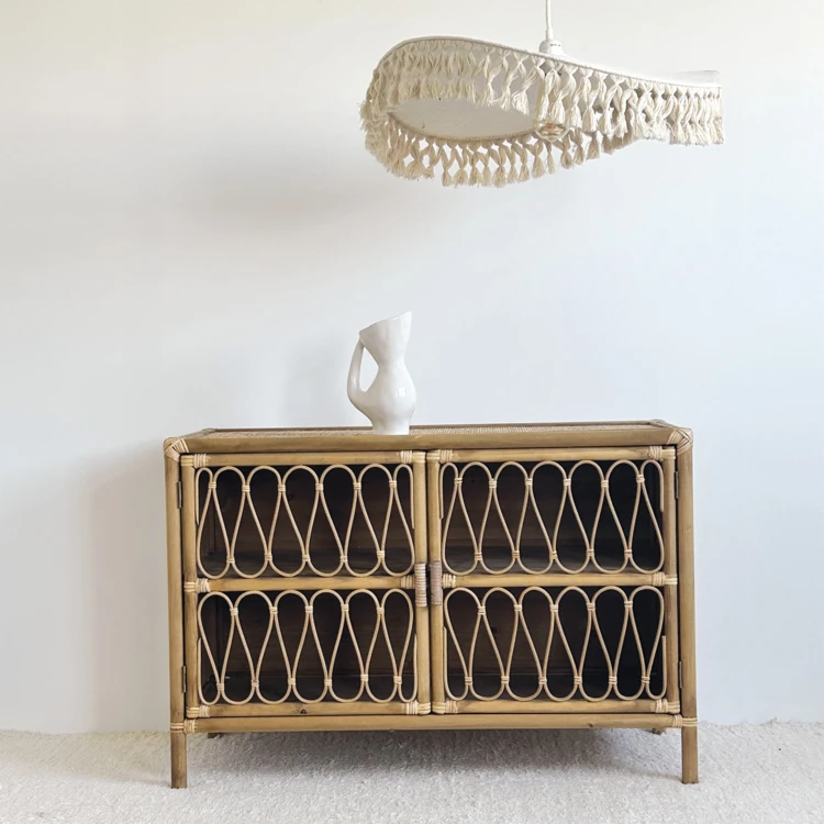 Abat-jour en coton naturel pour suspension