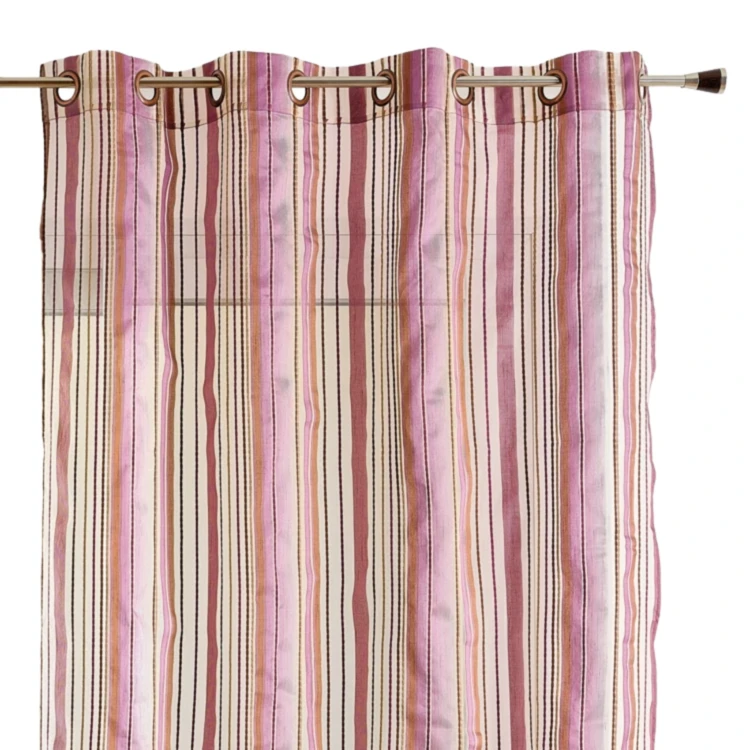 Voilage en organza à rayures
