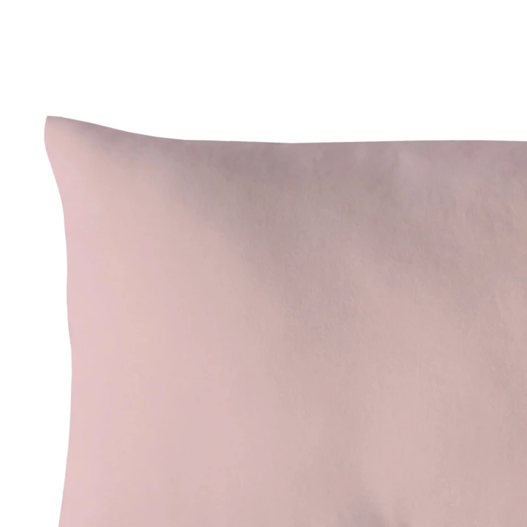 Cojín de algodón liso sin funda extraíble