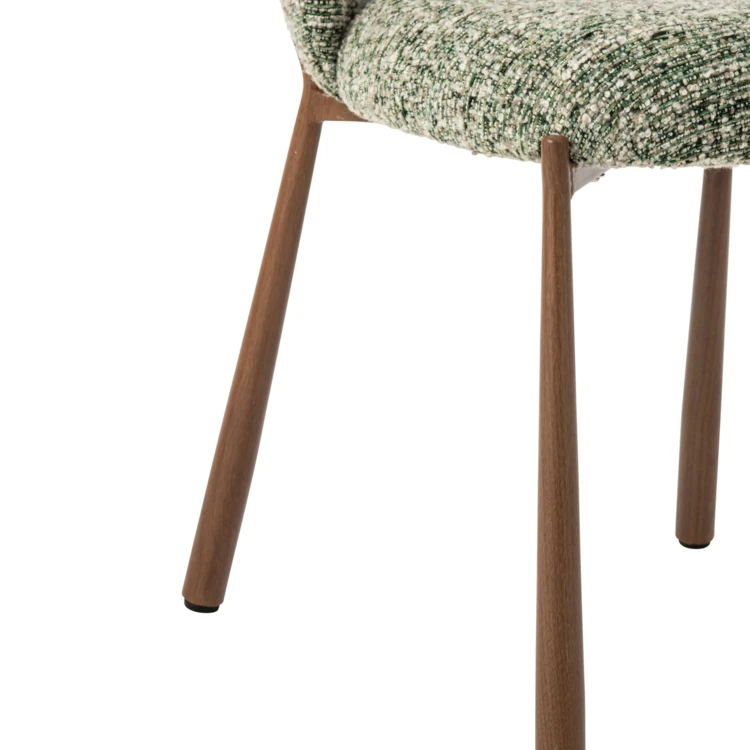 Chaise en métal et textile