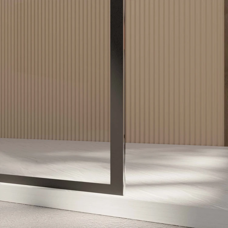 Paroi de douche à l’italienne en verre trempé 8 mm géométriques