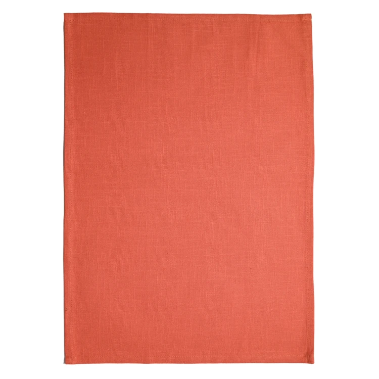 Torchon de cuisine en coton uni aspect tissé