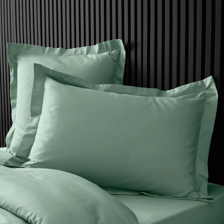 Taie d'oreiller unie 100% Percale de Coton ORIGINE