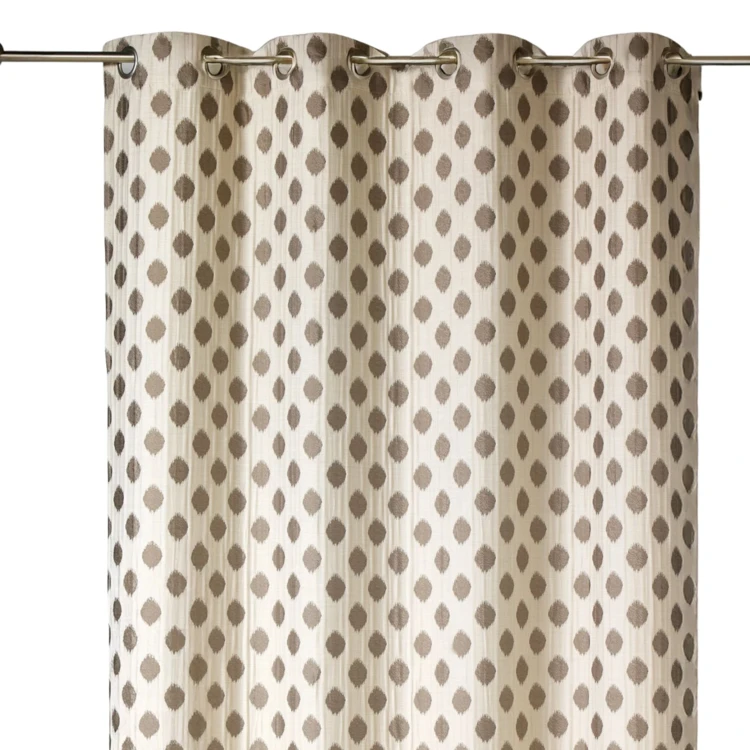 Cortina de jacquard con motivos redondeados, peso