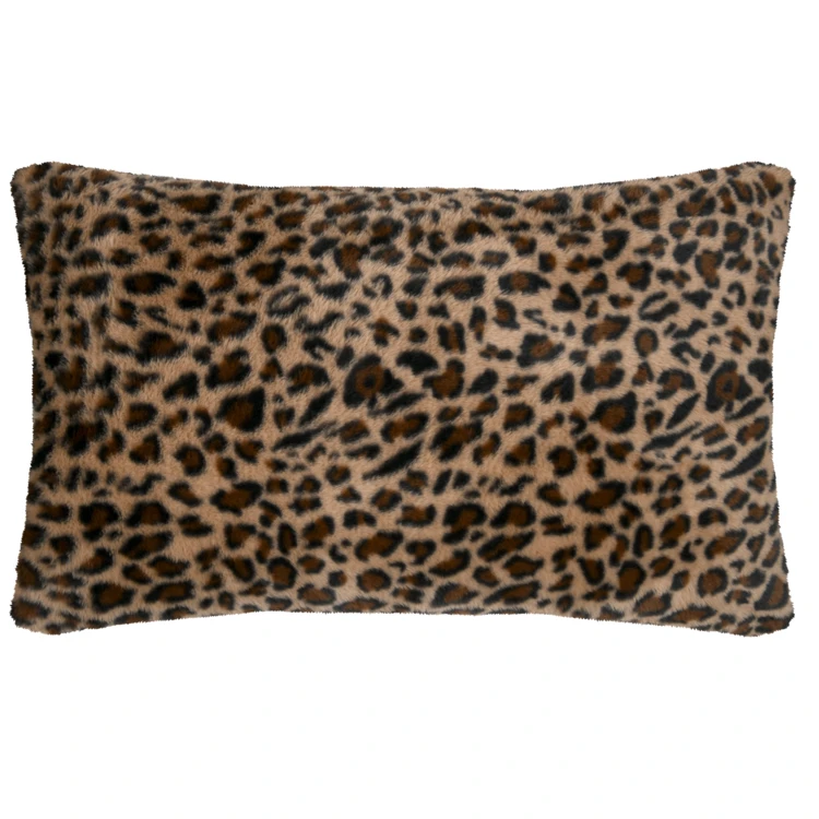 Coussin imprimé léopard