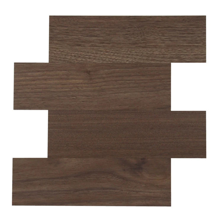 Zelfklevende 3D-wandpanelen met houteffect, 4 stuks